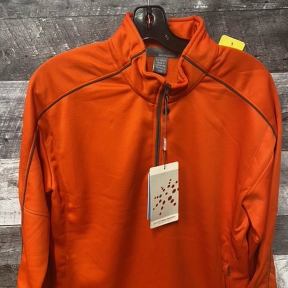 OUTER BOUNDARY Womens Full Zipped Fleece Jacket with Piping Size: M **NWT** - Picture 1 of 6
